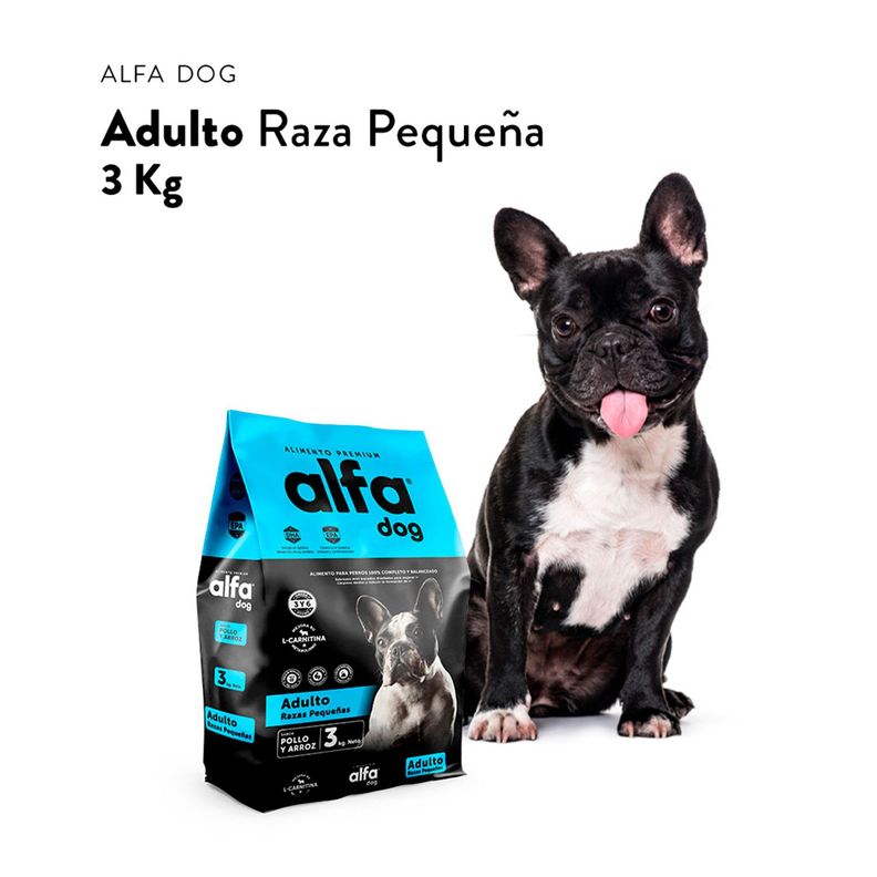 Alimento Perros Alfa Dog Premium Razas Pequeñas 3 Kg-2