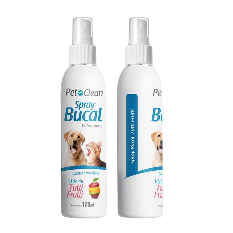 Spray Bucal para Perros y Gatos Sabor Tutti Frutti 120 ml-1