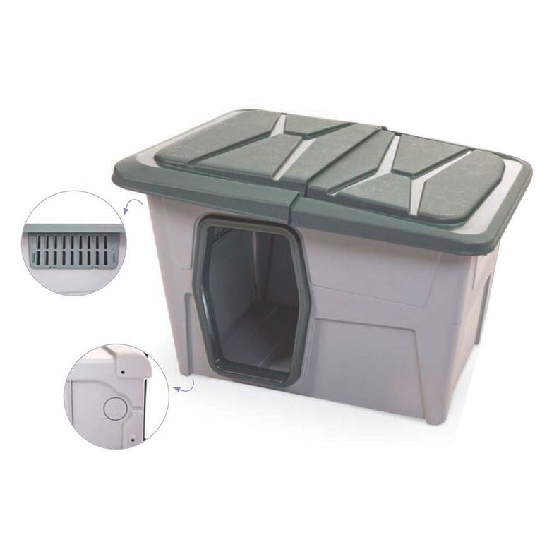 Casa para Perro Mediana BARAKA 93X73X60cm  MPS-1