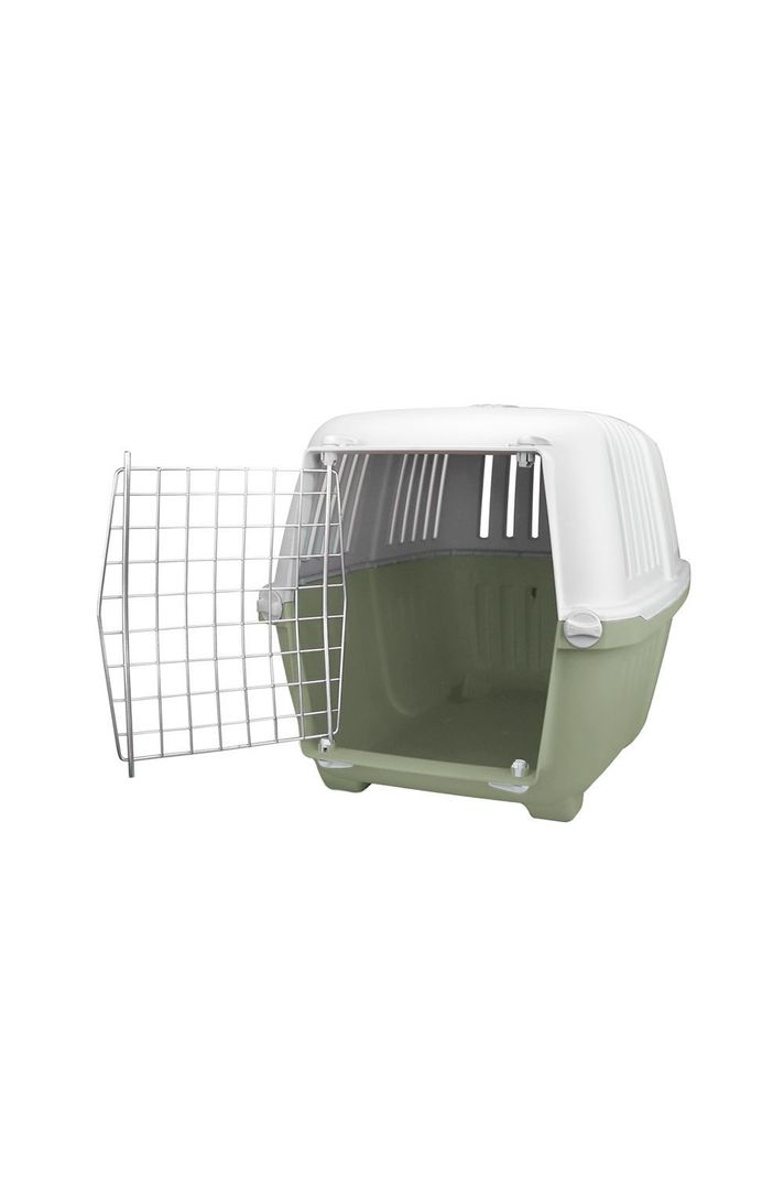 Jaula de Transporte para mascotas Pratiko Verde MPS-1