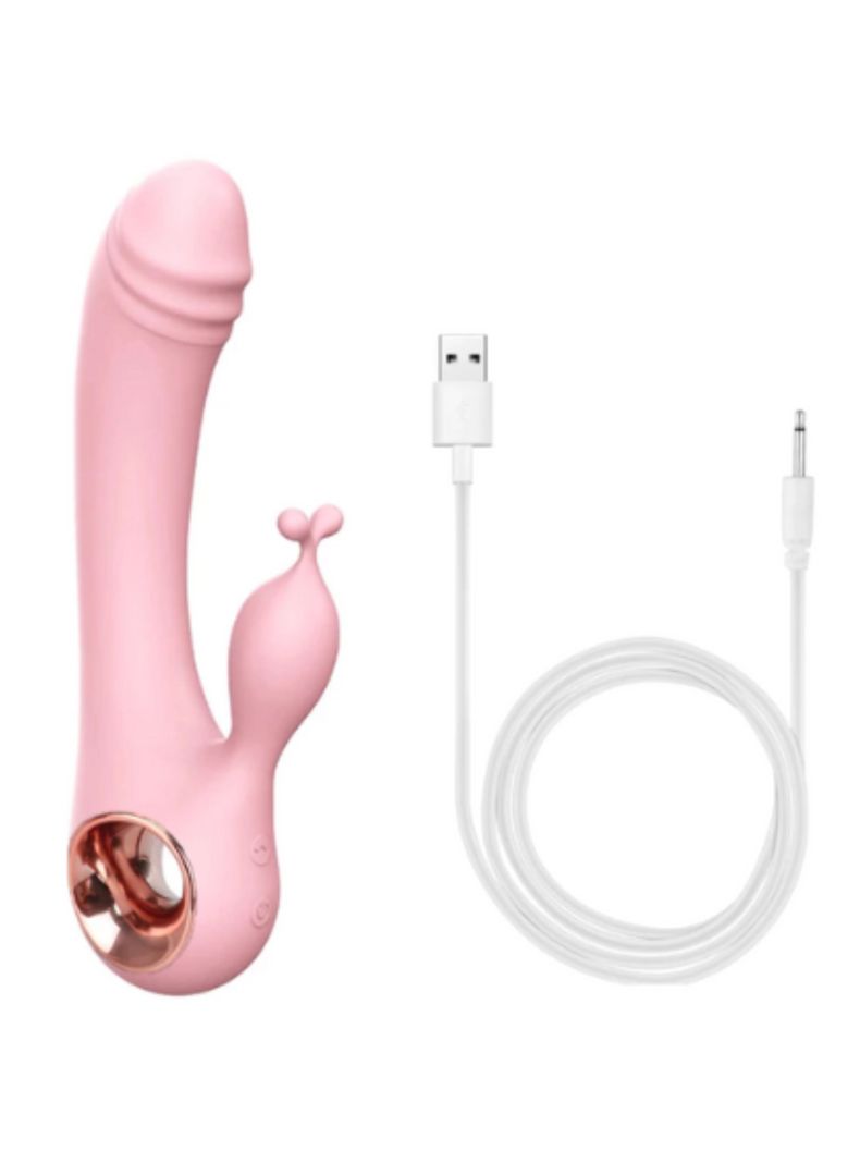 Vibrador Dual Conejito 10 Funciones -1