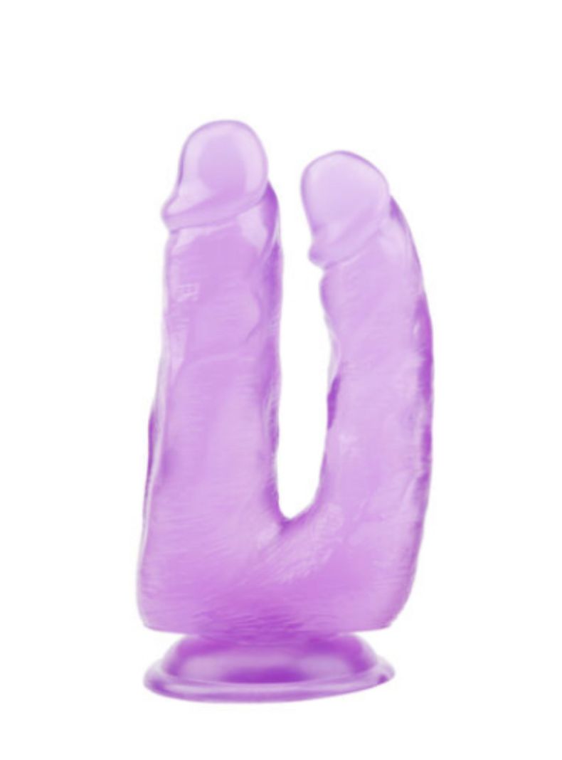 Dildo doble estimulación anal y vaginal 16-18cm-0