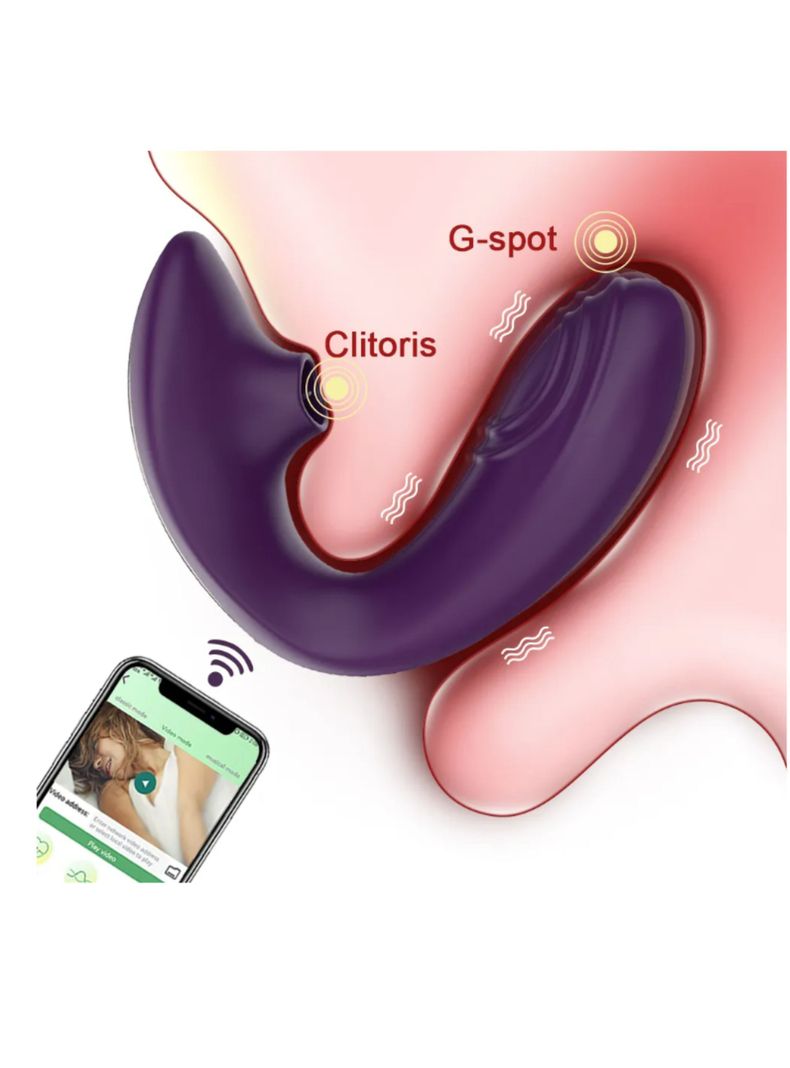 Vibrador Succionador con lengua APP-3