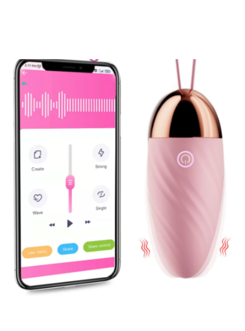 Huevo vibrador Kegel con APP-0