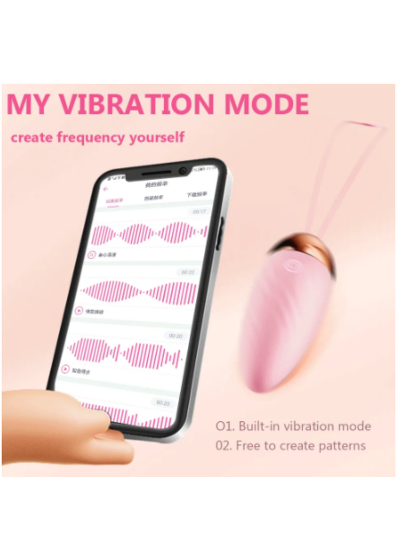 Huevo vibrador Kegel con APP-2