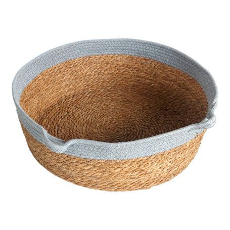 Cesta Rascadora Hierba Gatera Tejida XL Simo-1