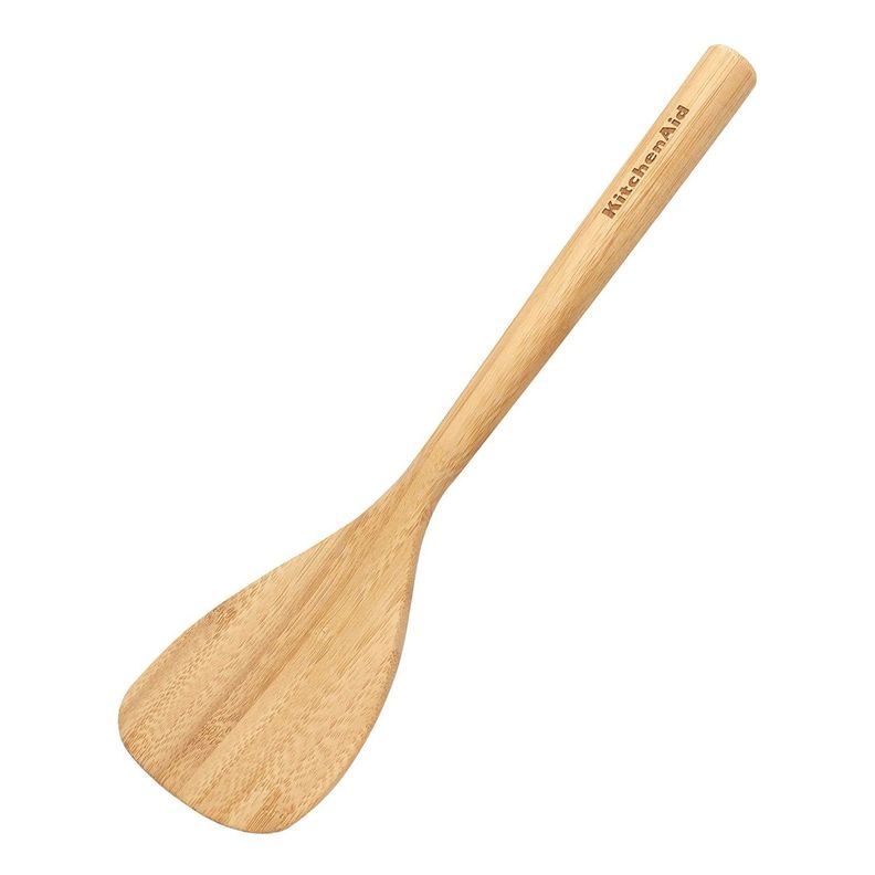 Espátula Corta, Paleta de Madera Universal Bambú-1
