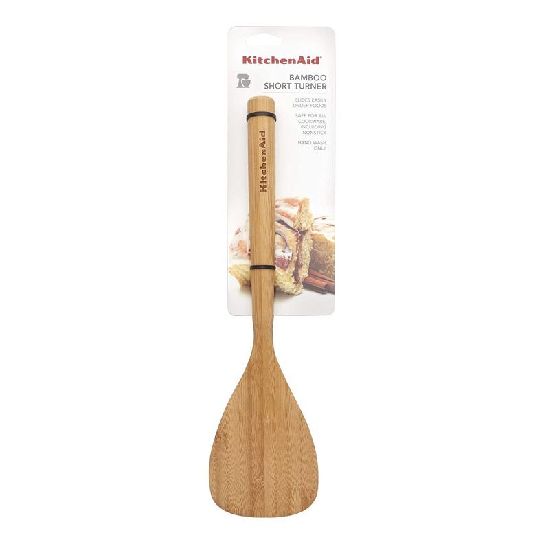 Espátula Corta, Paleta de Madera Universal Bambú-2
