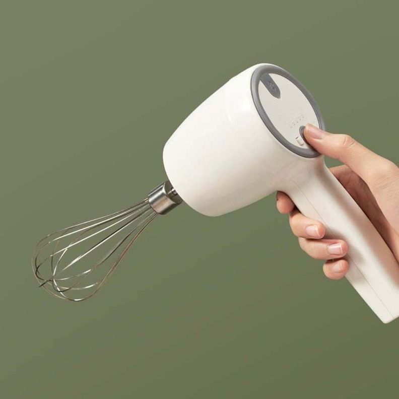 Batidora De Mano Electrica Inalámbrica Recargable Ligera-2