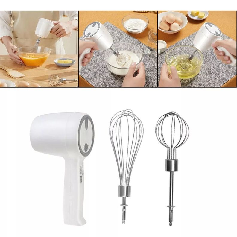 Batidora De Mano Electrica Inalámbrica Recargable Ligera-7