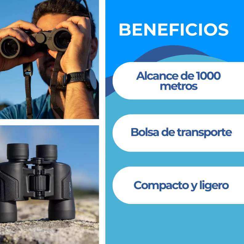 Binoculares Profesionales De Largo Alcance 1000m-6