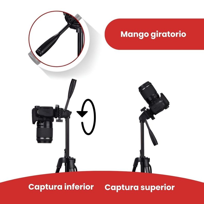 Trípode Profesional Para Cámara, Celular, Video-6
