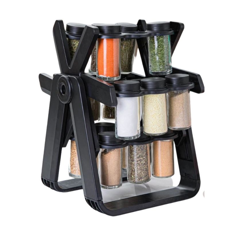 Rack Condimentero Especiero Giratorio Cocina 18 Pcs-0