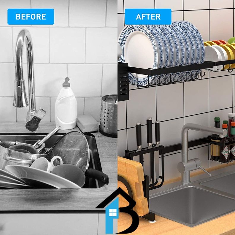 Escurridor De Platos Secado Multiuso Acero Inoxidable 85cm-4