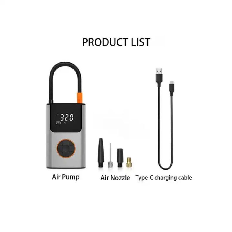 Compresor De Aire Portátil Digital 50 Watt 150 Psi-6