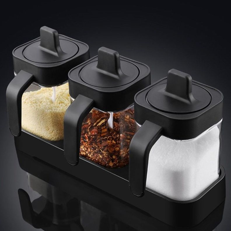 Set Especieros Herméticos 3 Piezas Para Especies Con Cuchara-8