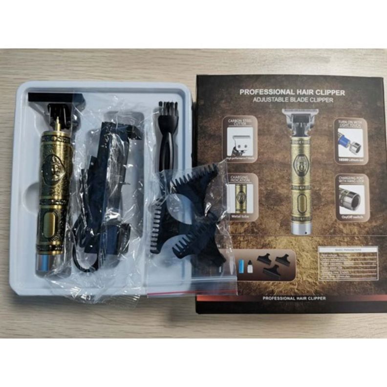 Maquina Cortadora Pelo Metálica Recargable Usb Profesional-2