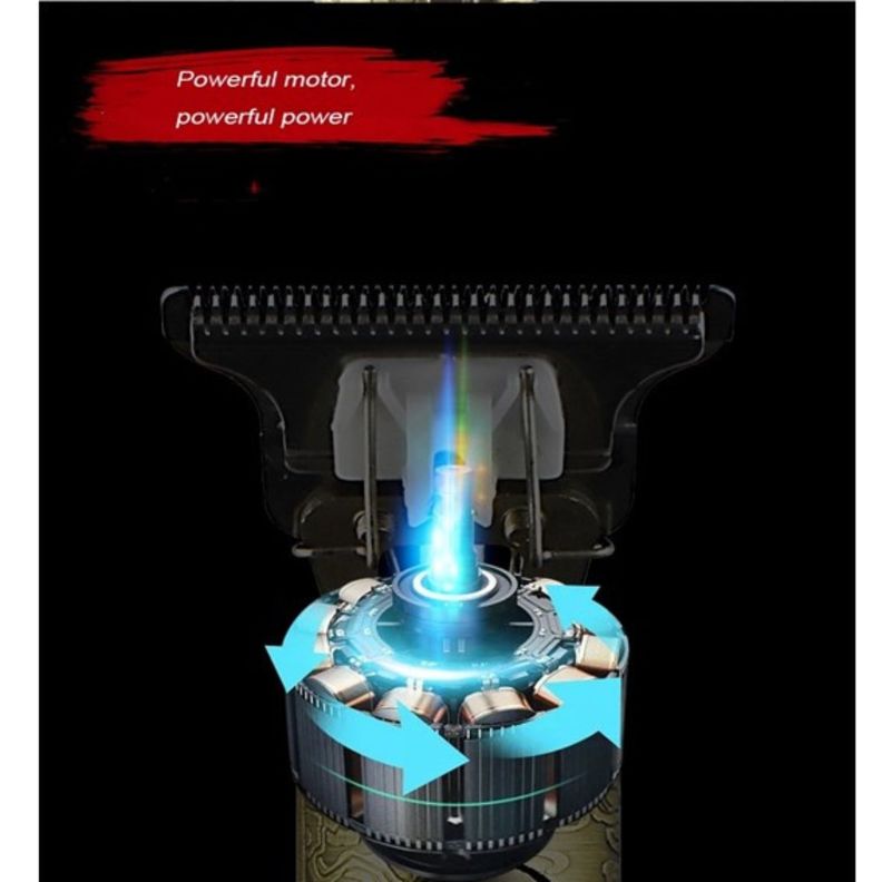 Maquina Cortadora Pelo Metálica Recargable Usb Profesional-7