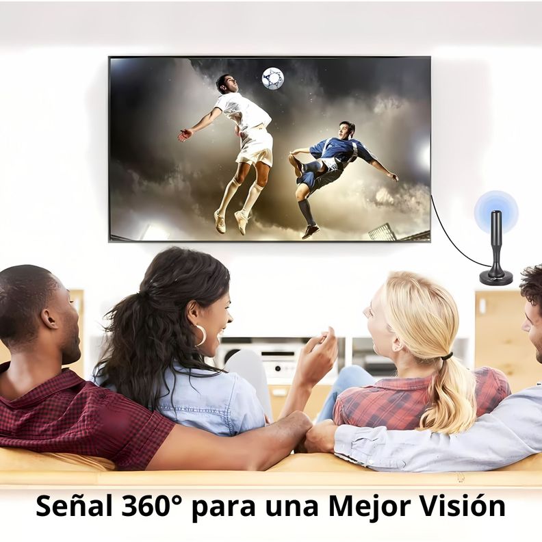 Pack 2 Antena Tv Digital Hd Tvd Smart TV-4