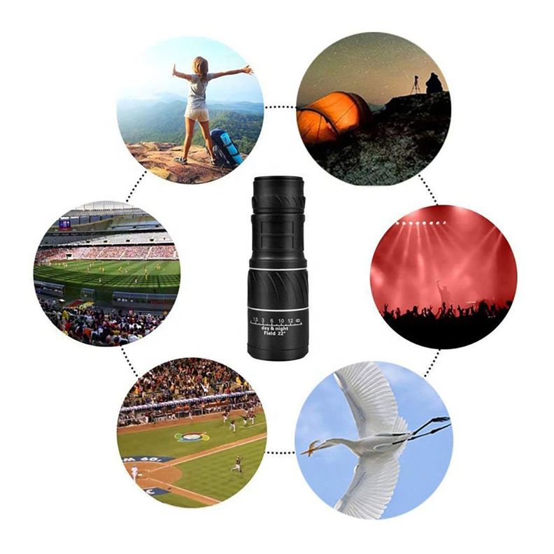 Monocular Binoculares Profesionales Lentes Larga Distancia-6