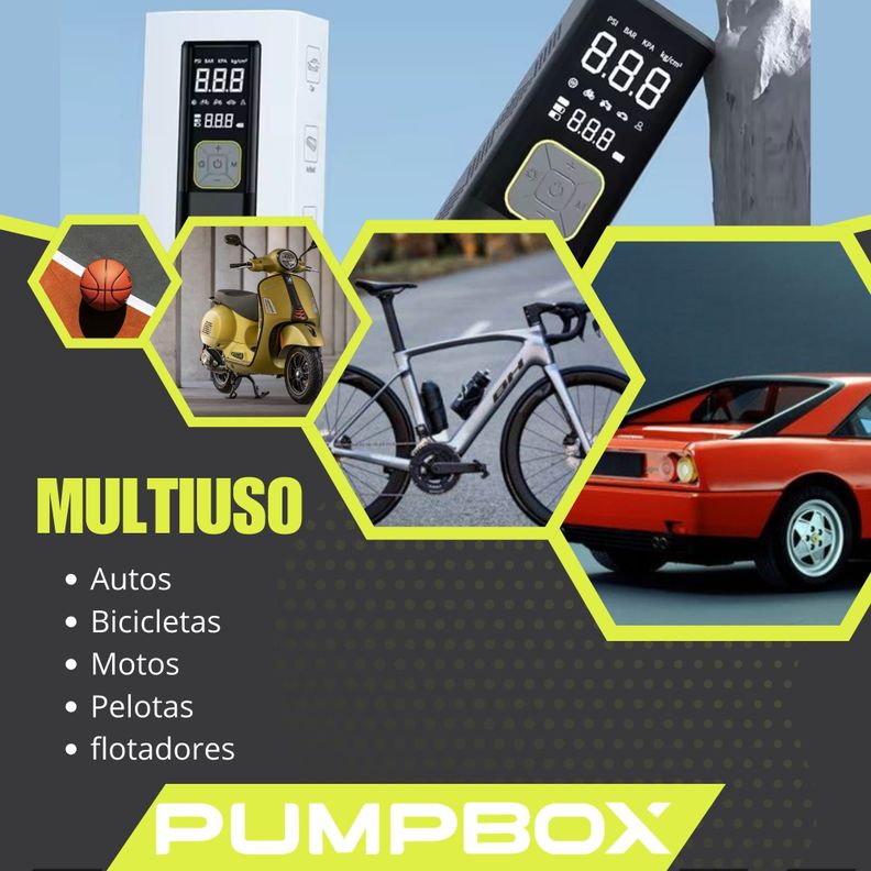 Compresor de Aire para Auto Digital a Batería 12v + Linterna-7