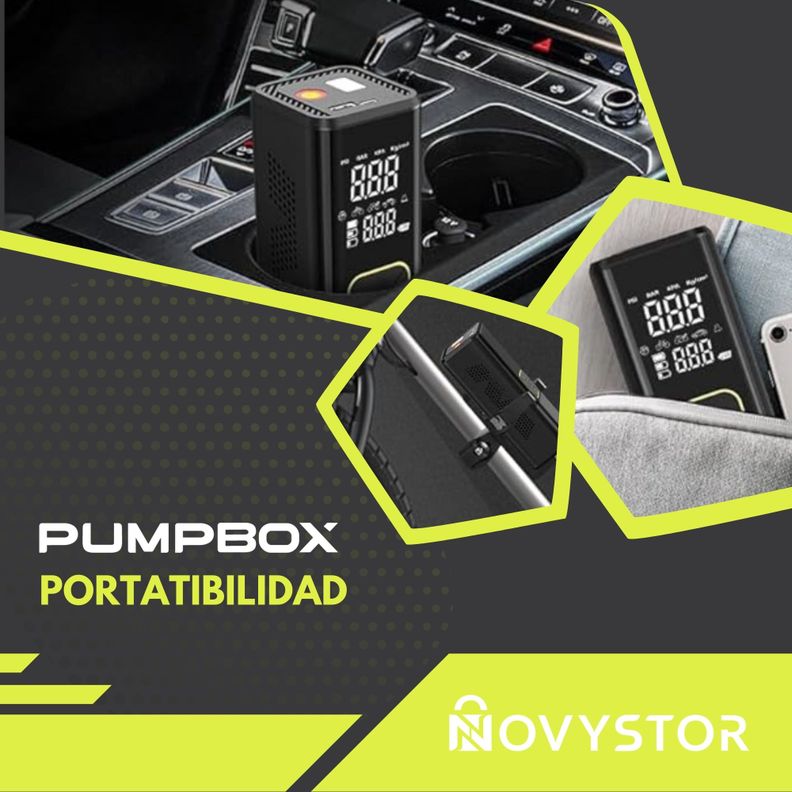Compresor de Aire para Auto Digital a Batería 12v + Linterna-9