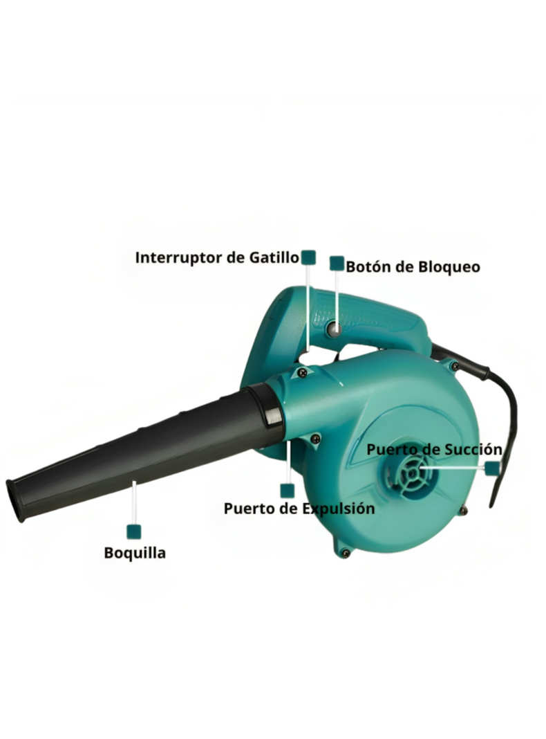 Sopladora De Aire Eléctrico Corriente Limpieza-3
