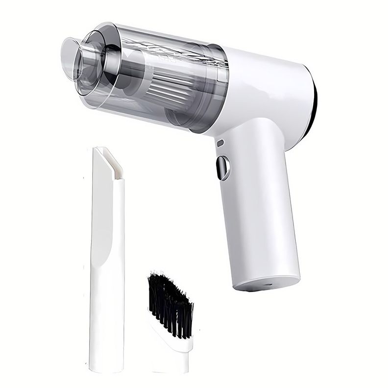 Kit Aspiradora Pistola Portátil Inalámbrica Auto Hogar 120w-0