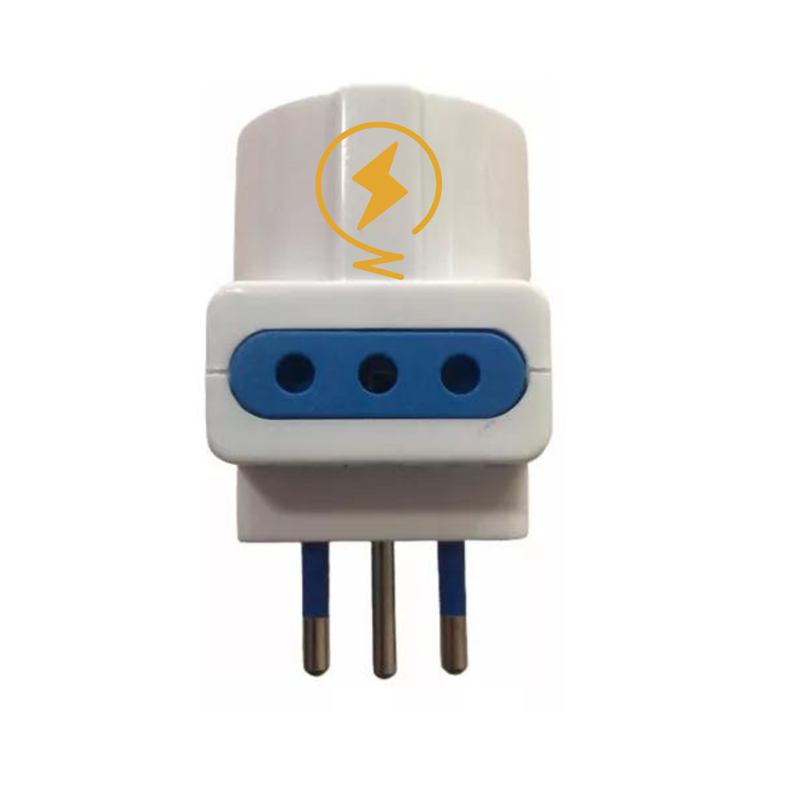 Enchufe Triple Adaptador 3 Entradas Ladrón Corriente 220v Xl-0