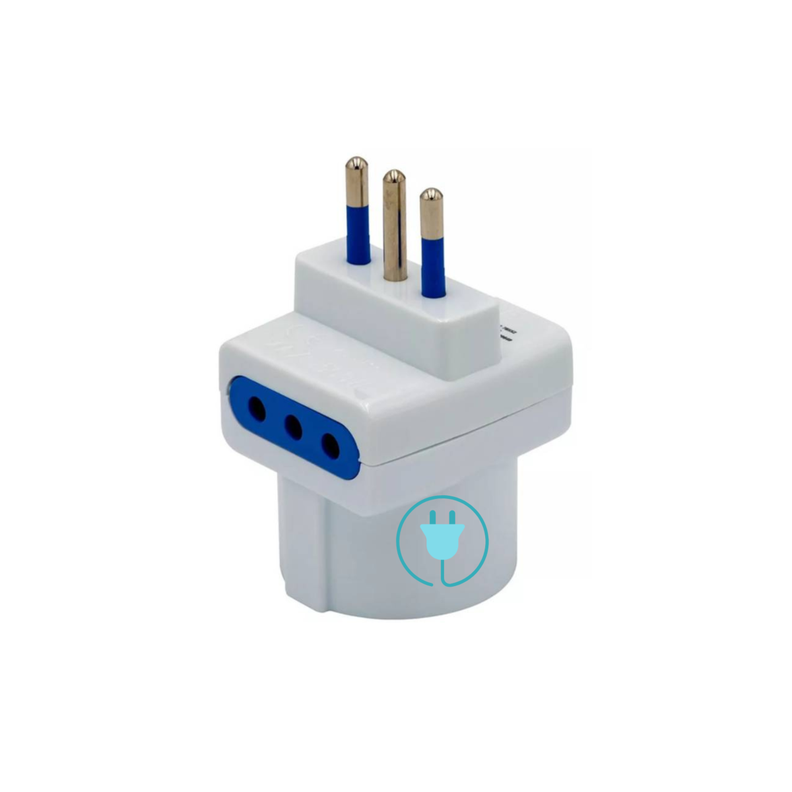 Enchufe Triple Adaptador 3 Entradas Ladrón Corriente 220v Xl-5