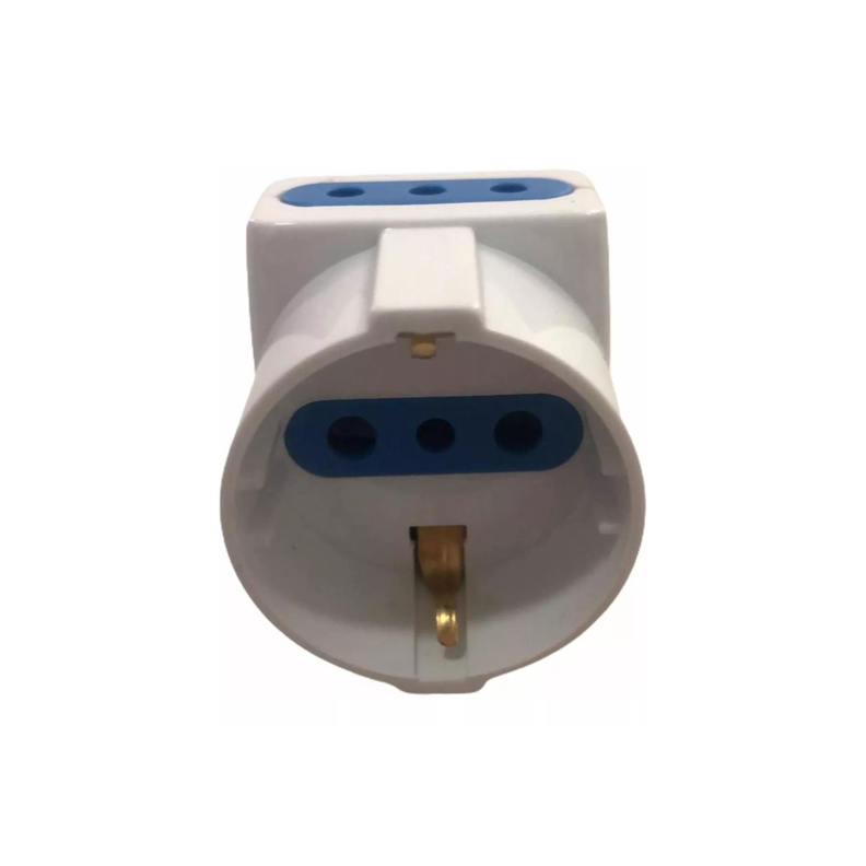 Enchufe Triple Adaptador 3 Entradas Ladrón Corriente 220v Xl-6