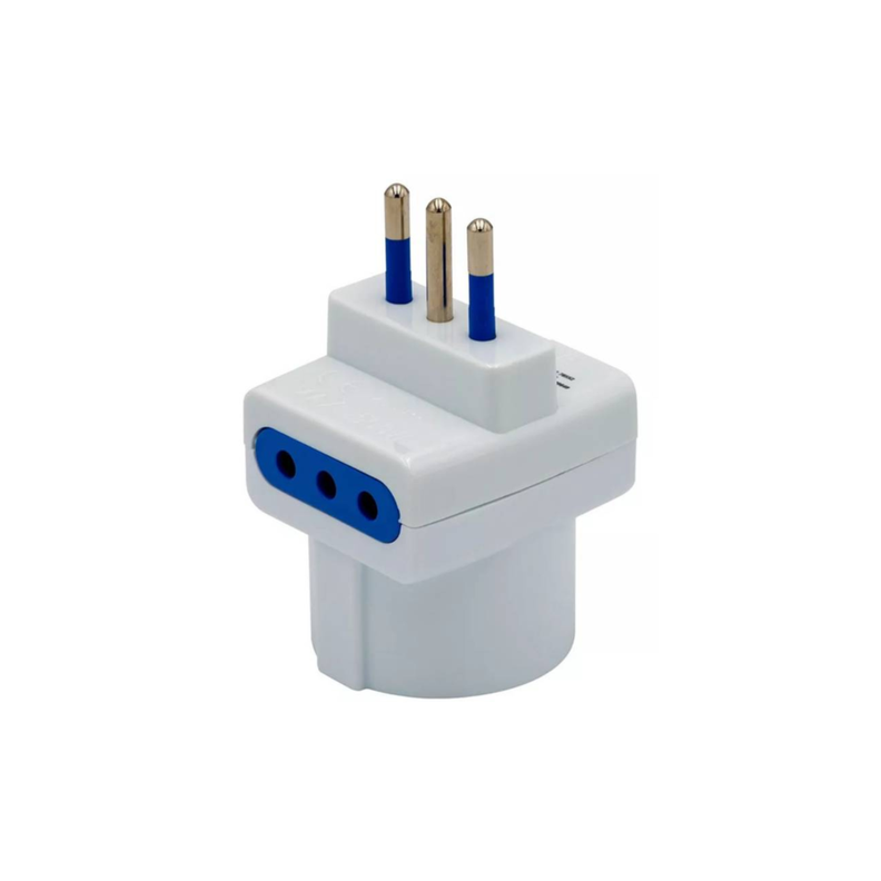 Enchufe Triple Adaptador 3 Entradas Ladrón Corriente 220v Xl-9