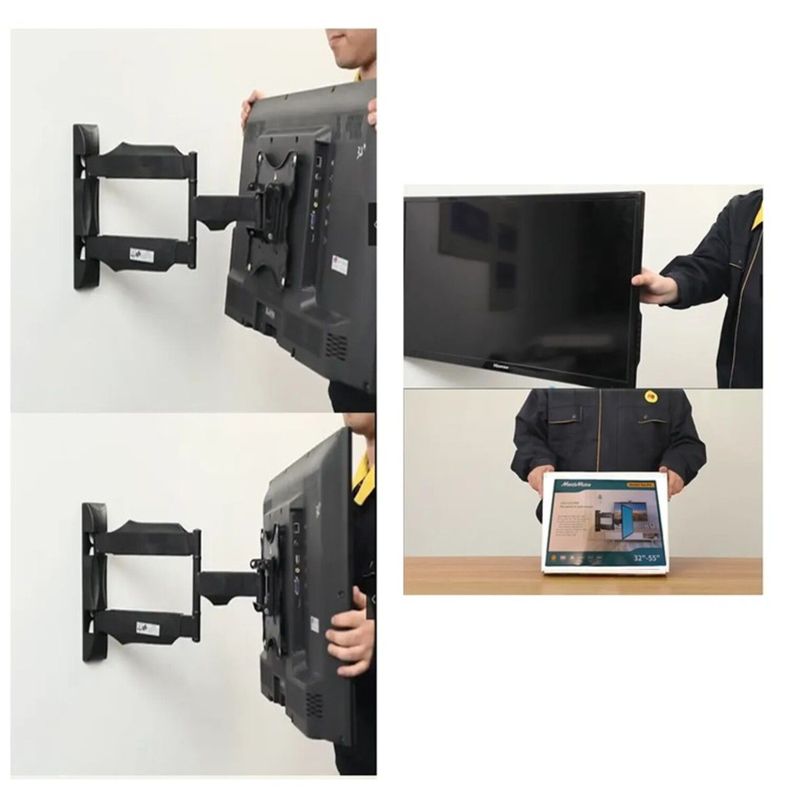 Base Soporte Tv Pared 3 Brazos Ajustable 32 A 55 Pulgadas-7