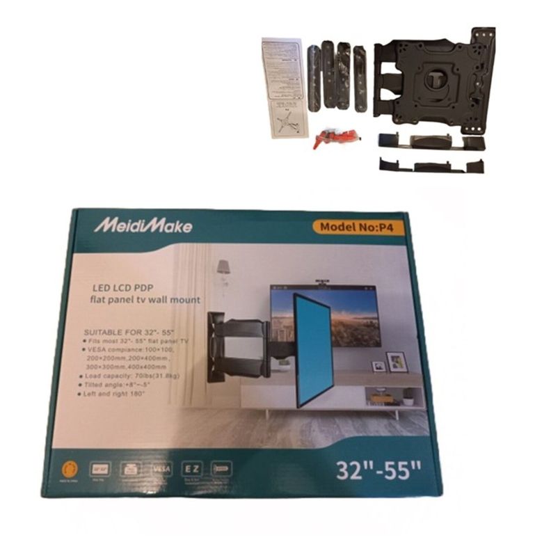 Base Soporte Tv Pared 3 Brazos Ajustable 32 A 55 Pulgadas-8