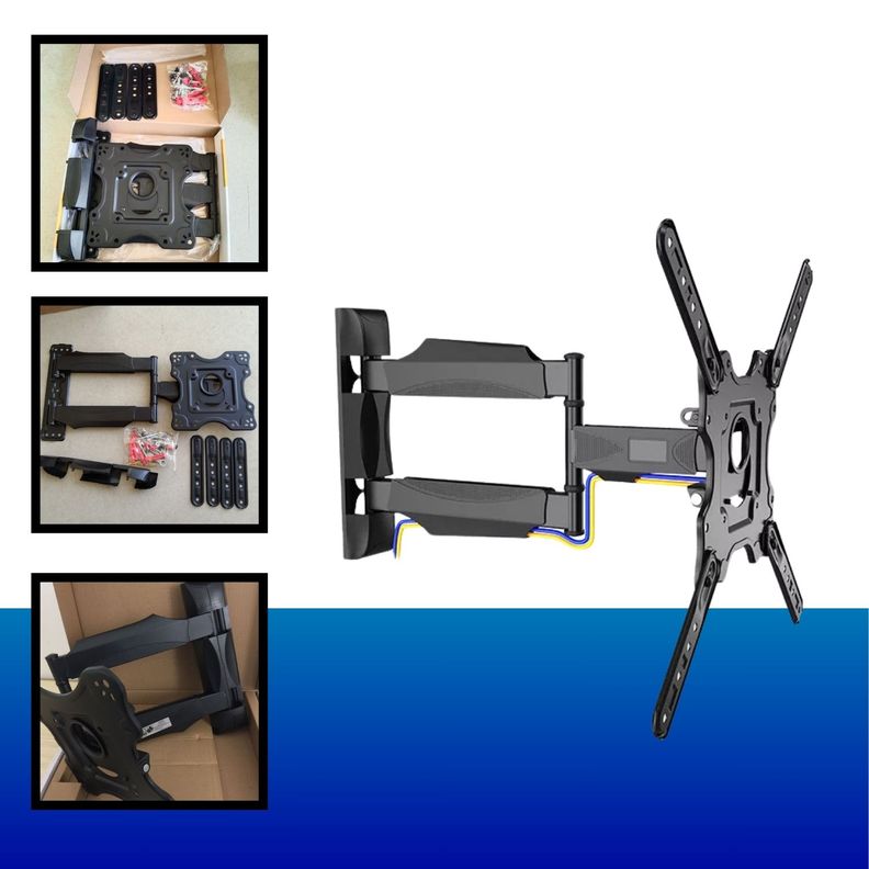 Base Soporte Tv Pared 3 Brazos Ajustable 32 A 55 Pulgadas-2
