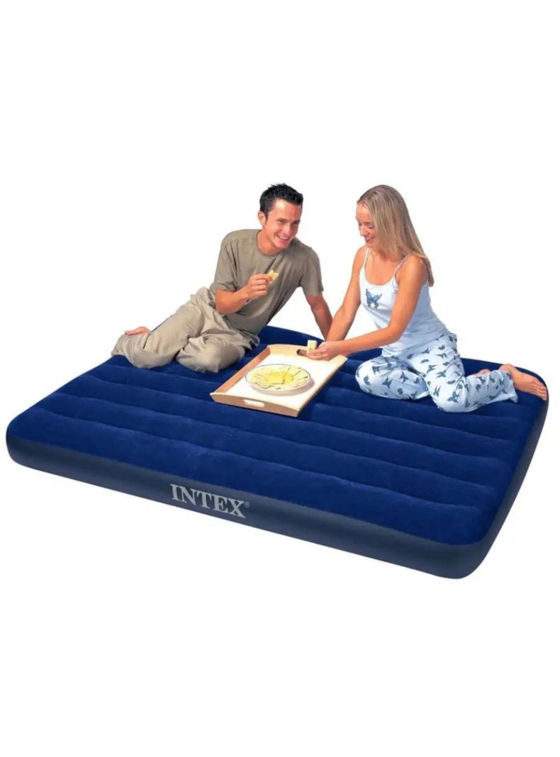 Colchón Inflable 2 Plazas Intex Camping Dura Beam Standar-3