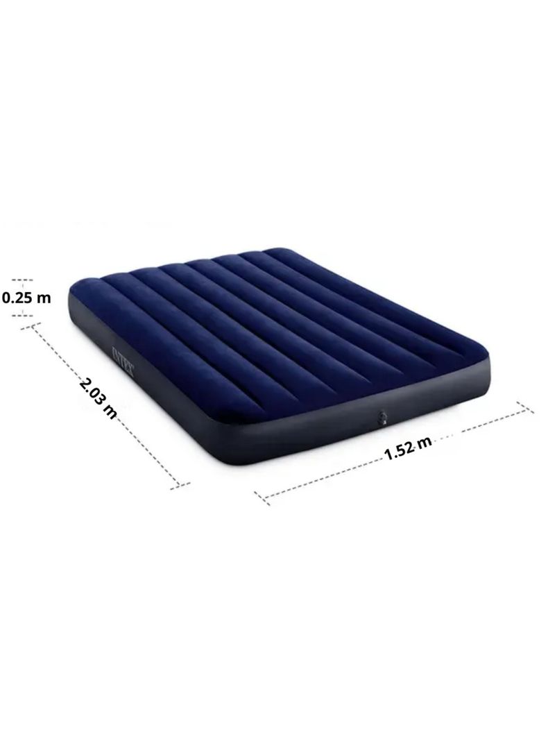 Colchón Inflable 2 Plazas Intex Camping Dura Beam Standar-7