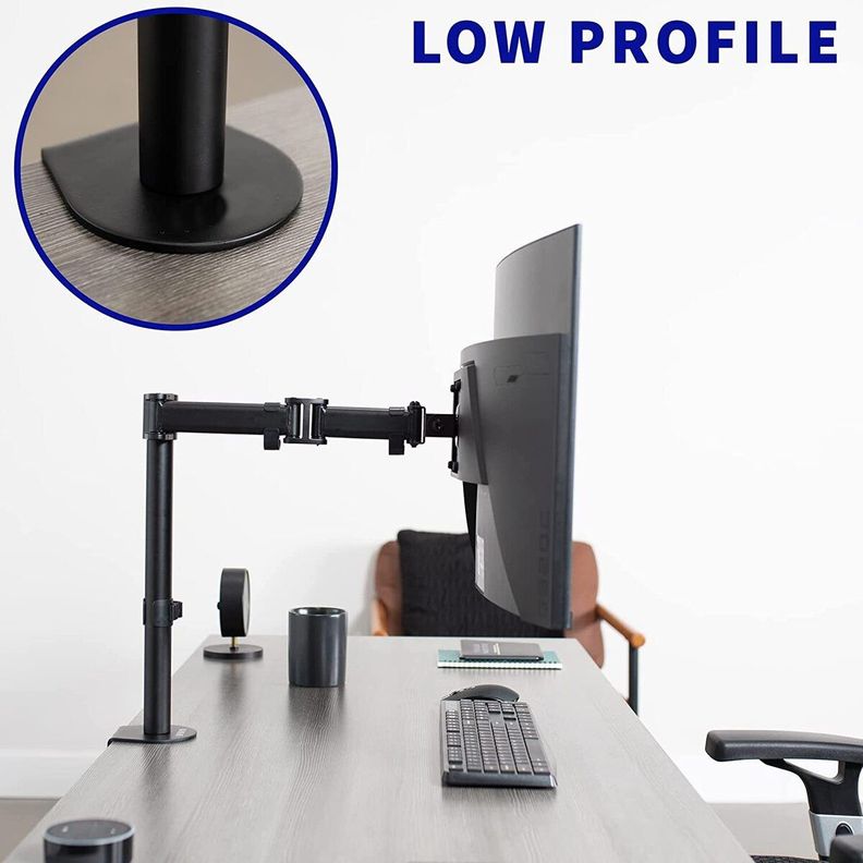 Soporte Un Brazo Monitor 13 A 27 Base Ajustable Articulado-1