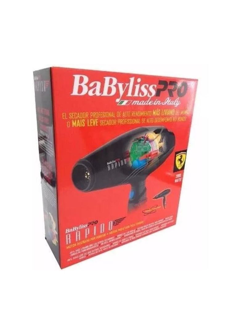 Secador Babyliss Ultraligero De Máxima Potencia Pro Rápido-4