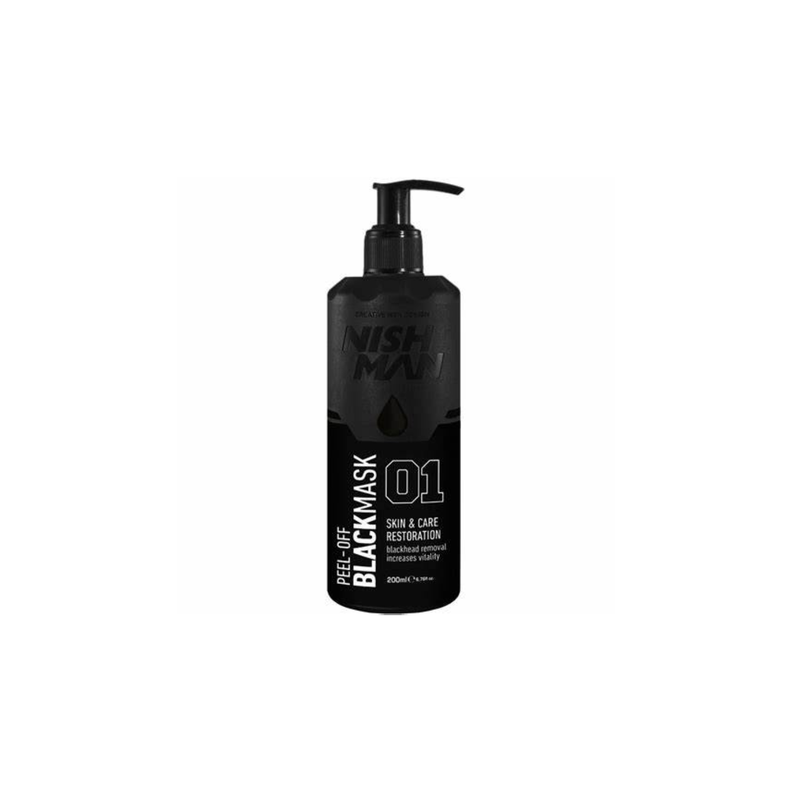 Nishman Máscara Facial Peel-off N°01 Black 200 Ml-1