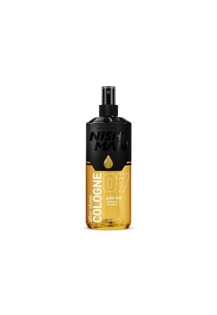 NishMan Después del Afeitado Colonia 07 Gold One 400ml-0