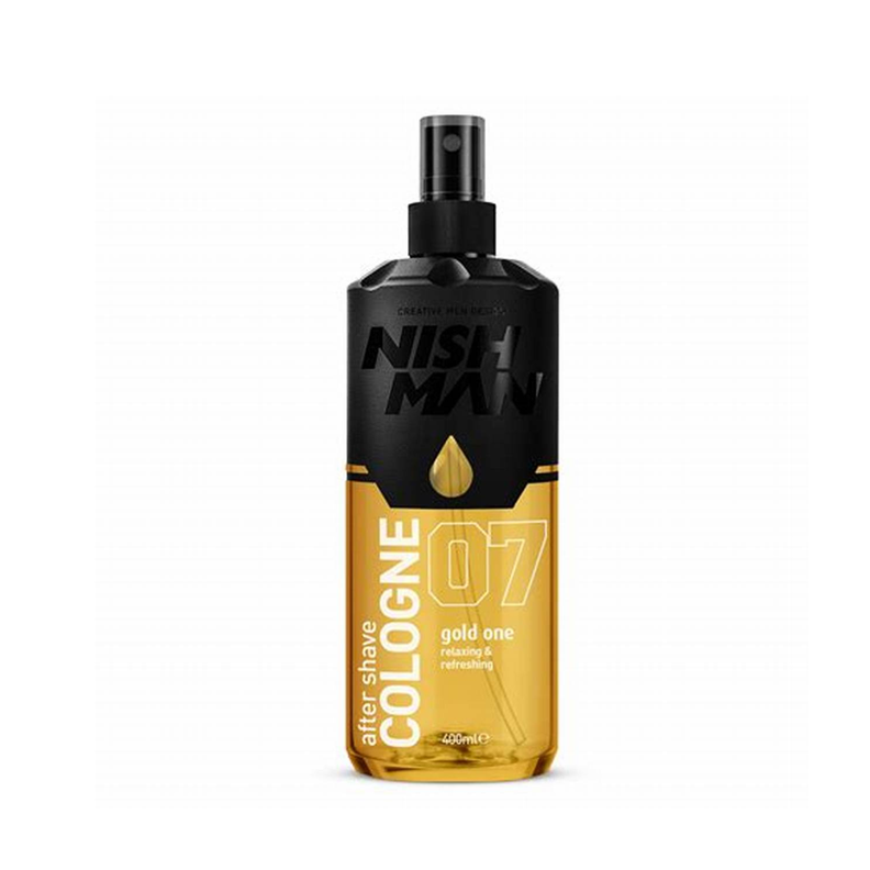 NishMan Después del Afeitado Colonia 07 Gold One 400ml-1