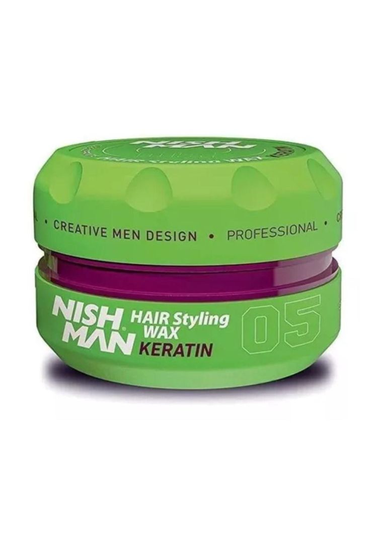 Cera Cabello Nishman Keratin 05 Fijación Brillo Firmeza-1