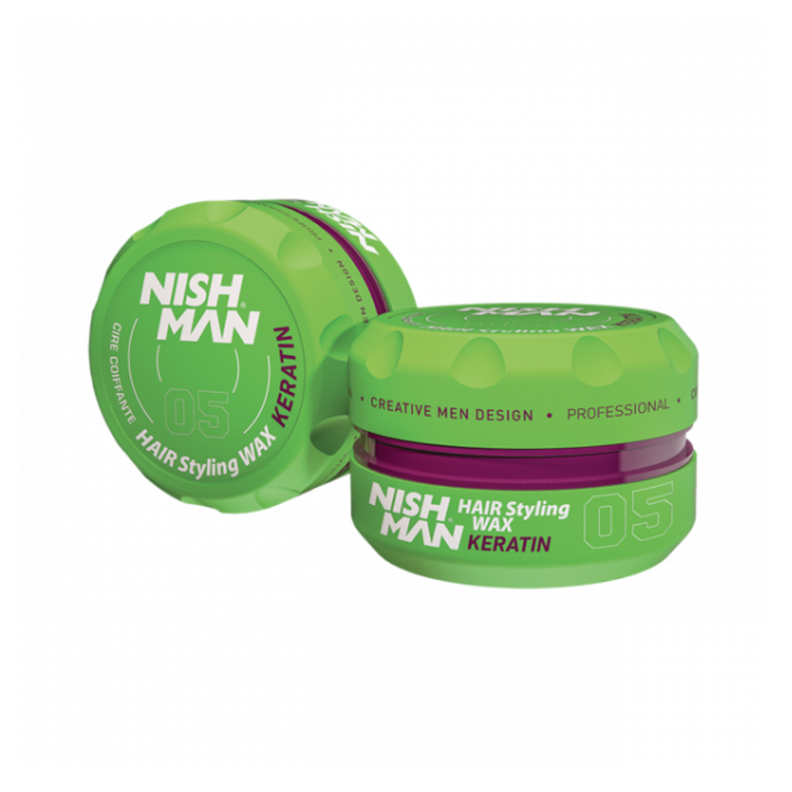 Cera Cabello Nishman Keratin 05 Fijación Brillo Firmeza-0