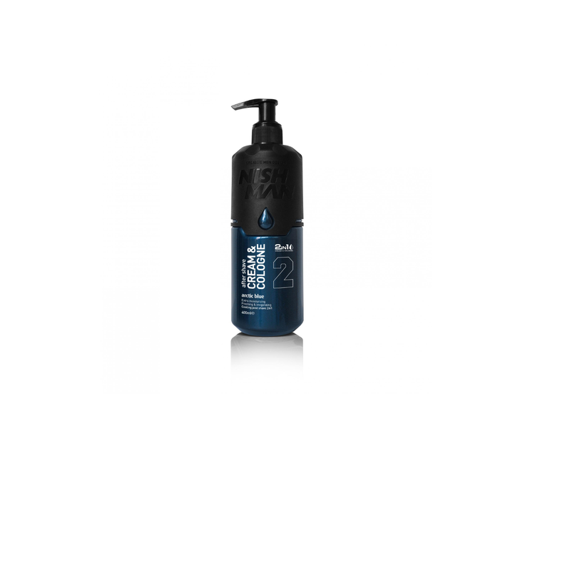 Nishman Crema y Colonia After Shave N°02 Artic Blue 400 Ml-1