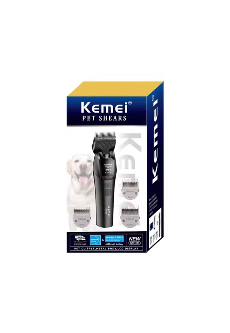 Máquina Cortapelo de Mascota Perro Gato KEMEI KM1857 9000 RPM-1