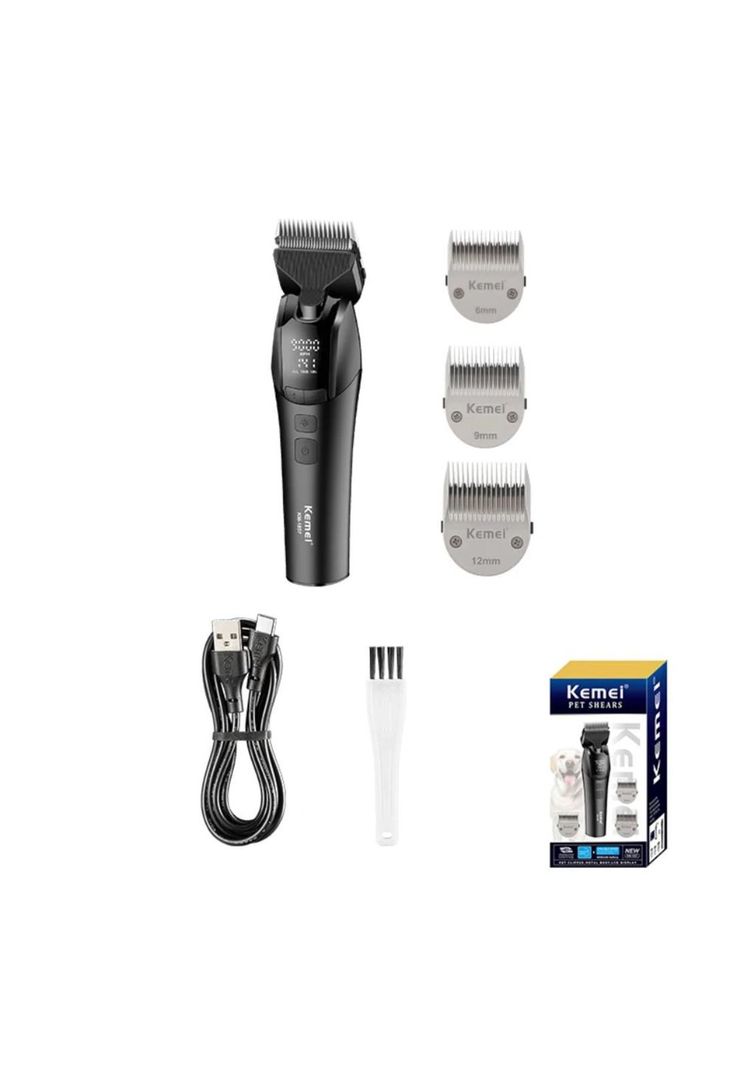 Máquina Cortapelo de Mascota Perro Gato KEMEI KM1857 9000 RPM-2