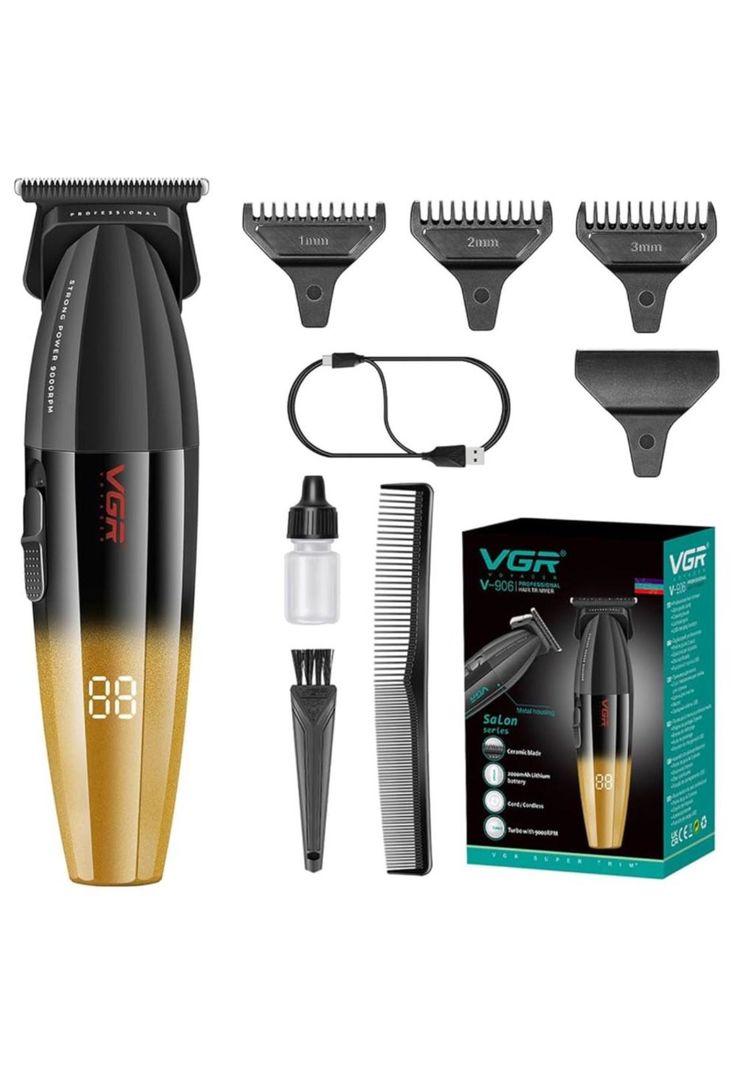 Máquina Patillera Profesional Vgr V-906 Magnetico 9000 Rpm-1