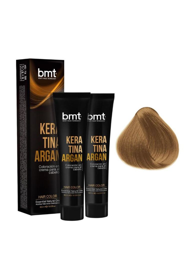 BMT COLORACION KERATINA ARGAN 8 RUBIO CLARO-0