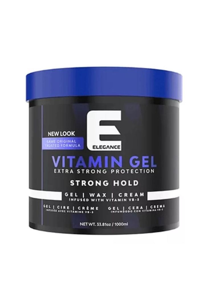 Gel Elegance Para Cabello 1000ml Vitamin Pro B5 Extra Fuerte-0